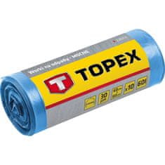 Topex Vrecia na odpad 240 L, modré, 45 mic