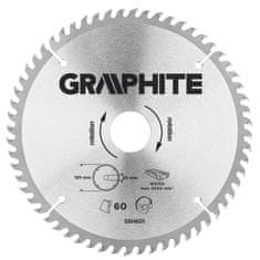 Graphite Pílový kotúč, Widia, 185 x 30 mm, 60 zubov