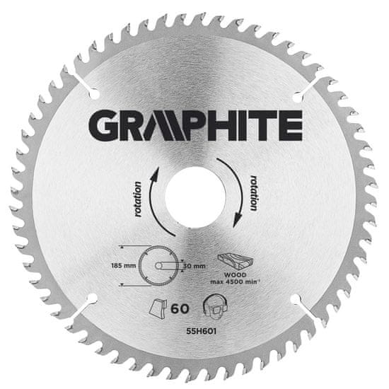 Graphite Pílový kotúč, Widia, 185 x 30 mm, 60 zubov