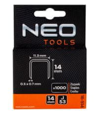 NEO Spony typu J, 14 mm, 1000 ks.