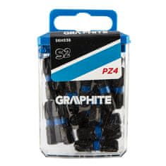 Graphite Nárazové bity PZ4 x 25 mm, 20 ks.