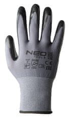 NEO Pracovné rukavice, nylon potiahnutý nitrilom, 4131X, veľkosť 10