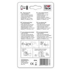 Maclean Maclean LED svetlo, Zadné svetlo na bicykel, Senzor súmraku, USB AUTO STOP COB, Max.125lm, Acu 450mAh, MCE355