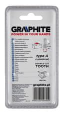 Graphite HM fréza na kov, typ A (cylindrická), 8 x 20 mm, stopka 6 x 45 mm