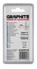 Graphite HM fréza na kov, typ A (cylindrická), 10 x 25 mm, stopka 6 x 45 mm