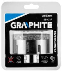 Graphite Diamantová dierová píla 83 mm x M14