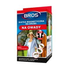 BROS Magnetická mriežka na dvere Bros 160x220 biela