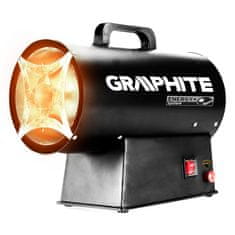 Graphite 15kW plynový ohrievač, 18V akumulátorová verzia, bez akumulátora