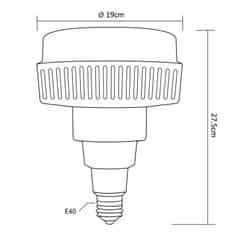 Maclean Maclean LED žiarovka, E40, 95W, 230V, studená biela, 6500K, 13000lm, MCE305 CW