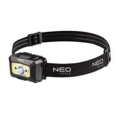 NEO USB nabíjacia čelovka 250 lm COB LED + pohybový senzor