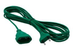 Blow 2582# Napájací predlžovací kábel PS-11ch 1-zásuvka bez uzemnenia 3m zelený