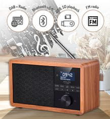 Adler AD 1184 DAB + bluetooth rádio testpl