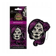 slomart Osviežovač vzduchu Aroma Car Muertos Violet Girl Spicy Delight