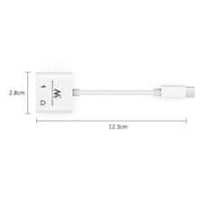 Maclean USB Type-C adaptér – 3,5 mm mini jack s Power Delivery (PD) 30 W Maclean, MCTV-848