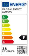 Maclean Maclean LED žiarovka, E27, 38W, 220-240V AC, neutrálna biela, 4000K, 3990lm, MCE303 NW