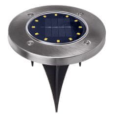 Maclean Solárne LED záhradné svietidlo Maclean IP44, 12 SMD LED, 4000K, Ni-MH 600 mAh, 0,7W, MCE318