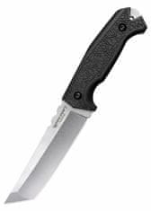 Cold Steel 13SSA Medium Warcraft Tanto taktický nôž 14 cm, Stonewash, čierna, GFN, puzdro