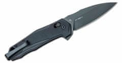 Kershaw K-2041 MONITOR vreckový nôž 7,6 cm, celočierna, DuraLock, GFN