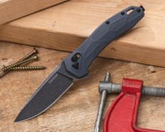 Kershaw K-2042 COVALENT vreckový nôž 8,1 cm, čierna, šedá, DuraLock, GFN