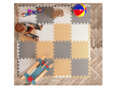 Kidkool Penová hracia podložka pre deti puzzle (18 ks) | KIDKOOL PUZZLEMAT