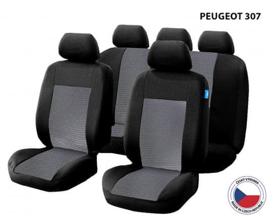 Cappa Autopoťahy Perfetto TX Peugeot 307 čierna/sivá