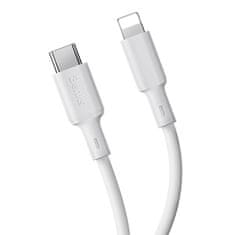 Benks Dátový kábel D45 - USB-C na Lightning - 2,4A 1,2 m biely