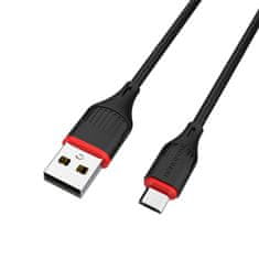 Borofone  BX17 Enjoy Cable - USB na Micro USB - 2A 1 meter čierny