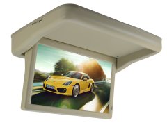 slomart Závesný stropný monitor, automaticky spúšťaný, LED HD 15 palcov, HDMI USB SD Video-IN 24V.