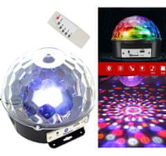 slomart ZS39A Bluetooth mp3 projektor disco gule