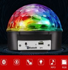 slomart ZS39A Bluetooth mp3 projektor disco gule