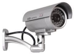 CE Dummy tube kamera, IR LED, strieborná, IR9000S