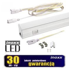 slomart LED lineárna žiarivka T5 60cm 8w zapnutie/vypnutie studená 6000k prisadená lampa integrovaná so svietidlom