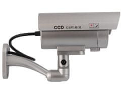 CE Dummy tube kamera, IR LED, strieborná, IR9000S