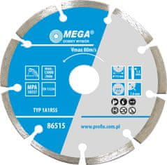 MEGA Segmentovaný diamantový kotúč (materiál púčikov) 180*2,4*7,7,2*22,2