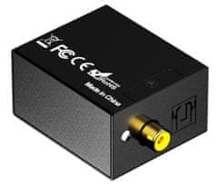 slomart AK319 Audio prevodník spdif + opt kábel