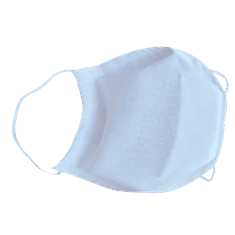 PRO Jednovrstvová bavlnená maska 175 * 105 mm s elastickými pásikmi