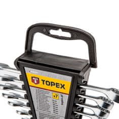 Topex Kombinované kľúče 6-17 mm, sada 7 ks.