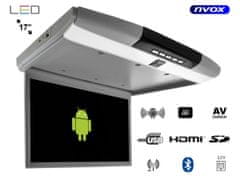 slomart 17-palcový LED závesný stropný monitor s Androidom USB FM BT WiFi 12v/24v