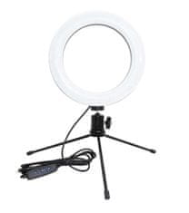 slomart ZD67B Kruhová lampa 16cm LED stat