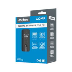 DVB-T2 H.265 HEVC REBEL digitálny USB tuner