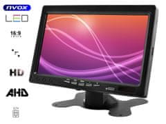 slomart 7 palcový AHD LCD monitor do auta pre cúvanie a monitorovanie s podporou 1 kamery 12v 24v