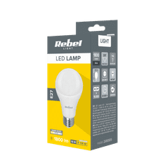 Rebel LED lampa Rebel A65 16W, E27, 3000K, 230V