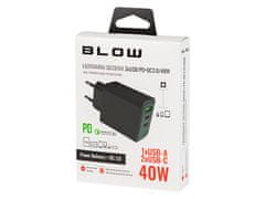 Blow 76-011# Prenosná nabíjačka socketousb-cx2+usb pd40w