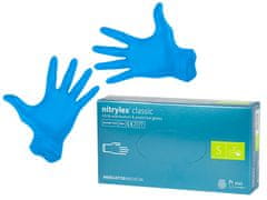 Blow 2689# Modré nitrilové rukavice, 100 kusov
