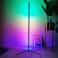 slomart ZD81 Rohová stojanová lampa 140cm rgb + bt