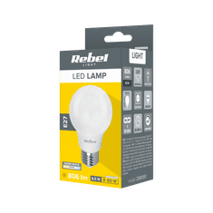 Rebel LED lampa Rebel A60 8,5W. 3000K, 230V