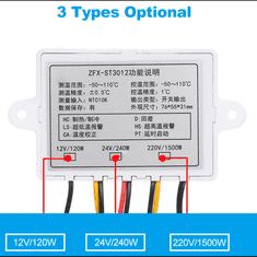 Eurokomp Termostat 230V ZFX-ST3012