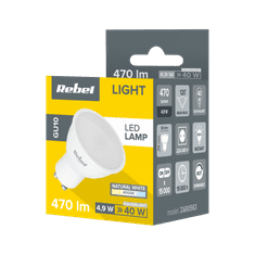 Rebel Led Rebel lampa 5W, GU10, 4000K, 230V