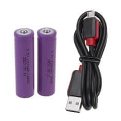 Maclean COB Maclean magnetická dielenská lampa, 2x1200mAh, 700lm, USB Type-C/Micro USB, MCE307