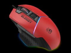 A4Tech USB športová červená myš A4TECH BLOODY W95Max
